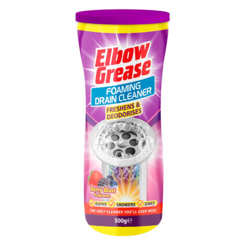 Очисник для труб Elbow Grease Foaming Drain Cleaner Bery Blast, ягідний вибух 500г